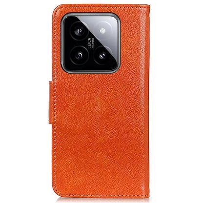 For Xiaomi 14 Case Split Leather Mobile Phone Stand Wallet Cover