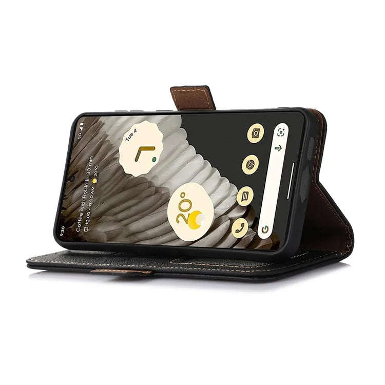 TJ For Google Pixel 8a Case RFID Blocking Phone Wallet Cover