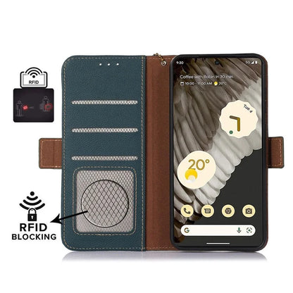 TJ For Google Pixel 8a Case RFID Blocking Phone Wallet Cover