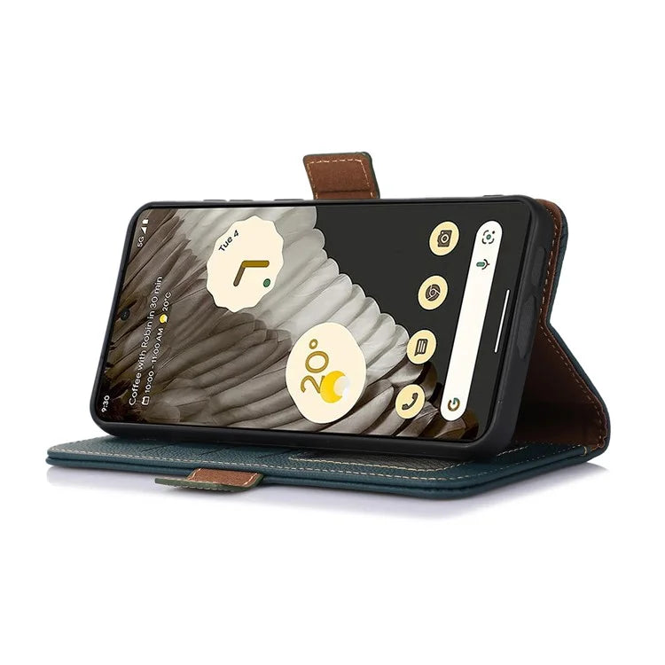 TJ For Google Pixel 8a Case RFID Blocking Phone Wallet Cover