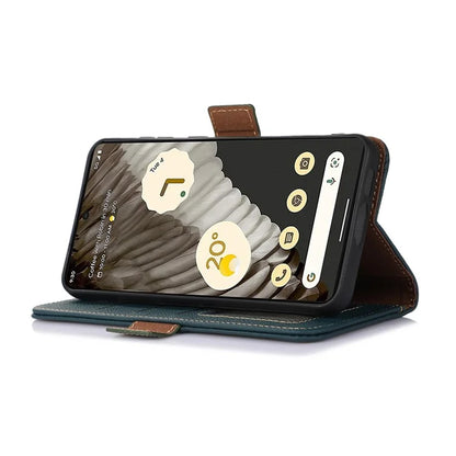 TJ For Google Pixel 8a Case RFID Blocking Phone Wallet Cover