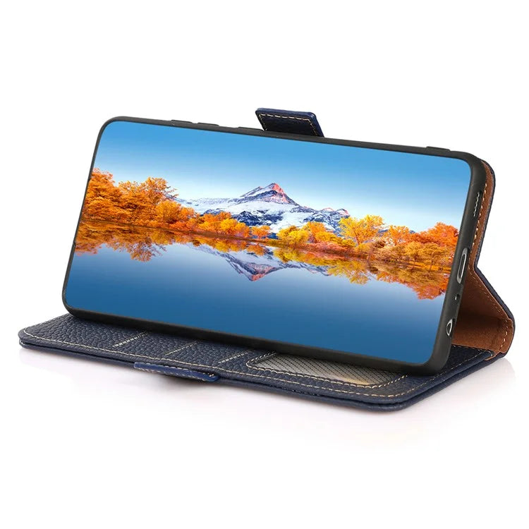 KHAZNEH For Google Pixel 8a Case RFID Blocking Wallet Stand Phone Cover