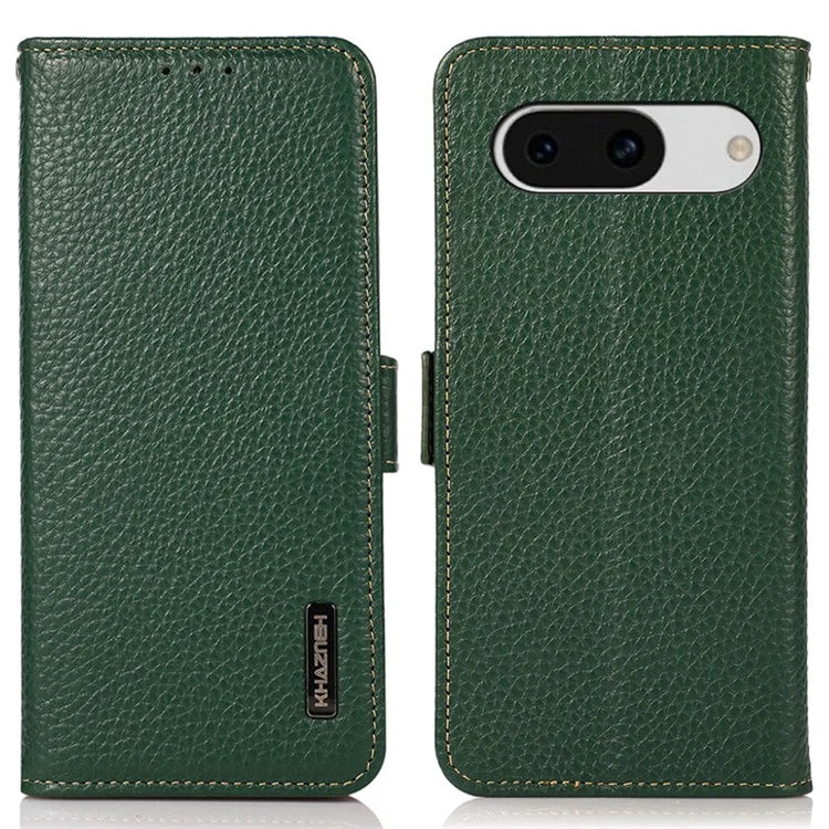 KHAZNEH For Google Pixel 8a Case RFID Blocking Wallet Stand Phone Cover