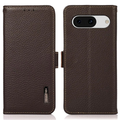 KHAZNEH For Google Pixel 8a Case RFID Blocking Wallet Stand Phone Cover