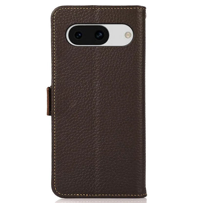 KHAZNEH For Google Pixel 8a Case RFID Blocking Wallet Stand Phone Cover