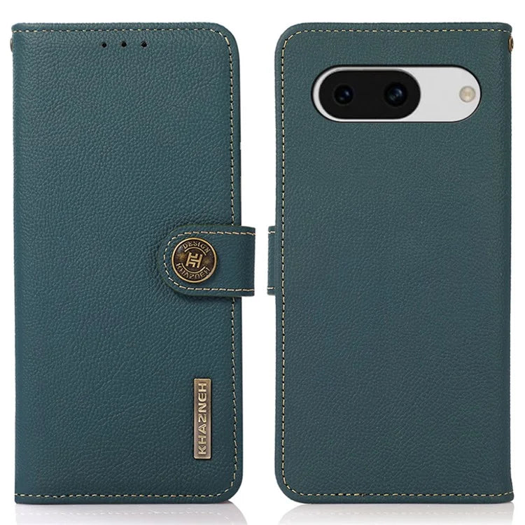 KHAZNEH For Google Pixel 8a Case Wallet RFID Blocking Phone Stand Cover