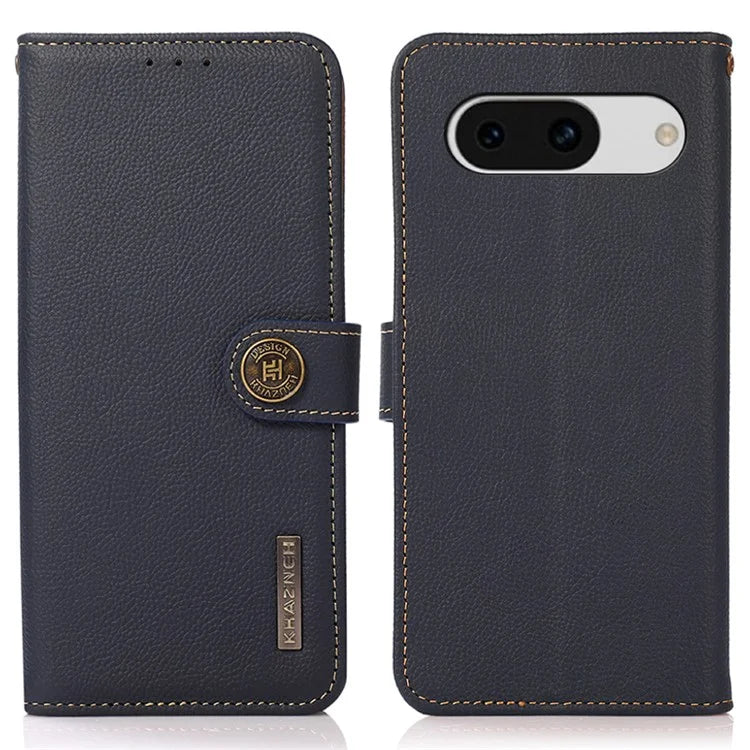 KHAZNEH For Google Pixel 8a Case Wallet RFID Blocking Phone Stand Cover