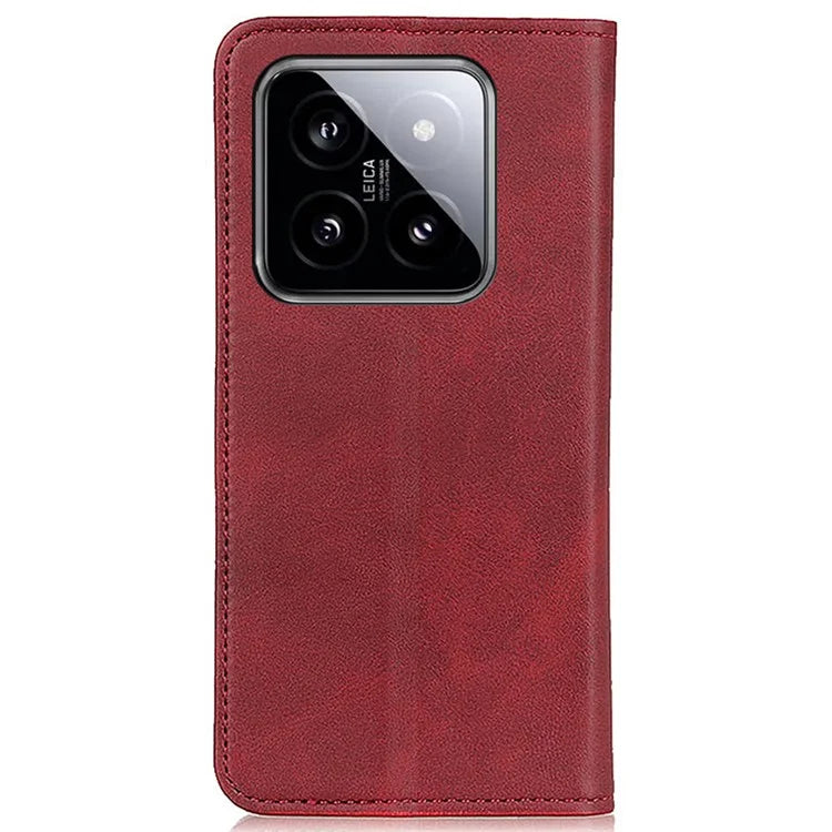 For Xiaomi 14 Pro Case Split Leather Cover with Wallet Stand