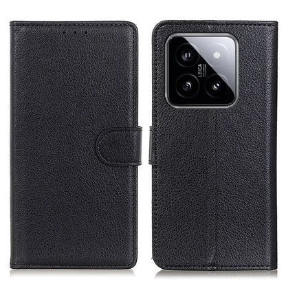 For Xiaomi 14 Pro Case Litchi Texture Wallet Leather Flip Phone Cover