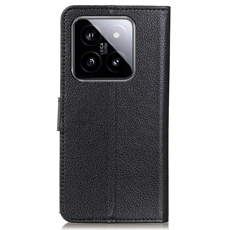 For Xiaomi 14 Pro Case Litchi Texture Wallet Leather Flip Phone Cover