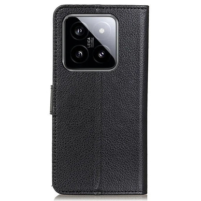 For Xiaomi 14 Pro Case Litchi Texture Wallet Leather Flip Phone Cover