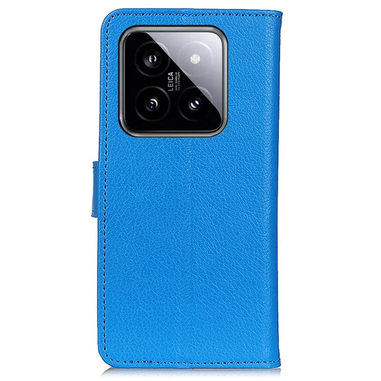 For Xiaomi 14 Pro Case Litchi Texture Wallet Leather Flip Phone Cover