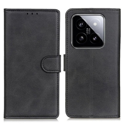 For Xiaomi 14 Pro Case Cowhide Texture PU Leather Wallet Phone Cover