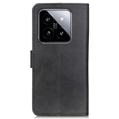 For Xiaomi 14 Pro Case Cowhide Texture PU Leather Wallet Phone Cover