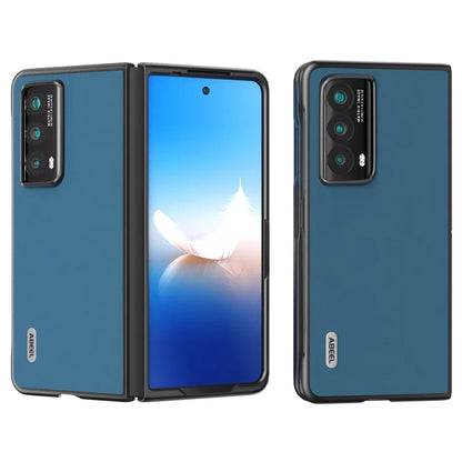 ABEEL For Honor Magic Vs2 5G Case Genuine Cow Leather+PC Anti-Fall Phone Cover