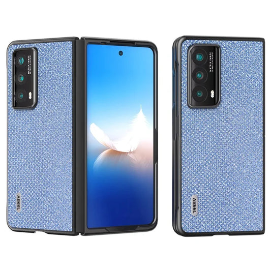 ABEEL For Honor Magic Vs2 5G Case Leather+PC Rhinestone Texture Phone Cover