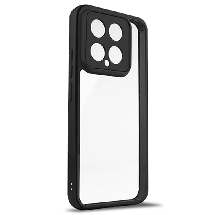 For Xiaomi 14 Case Dustproof Cell Phone Shell TPU + PC HD Clear Mobile Phone Cover