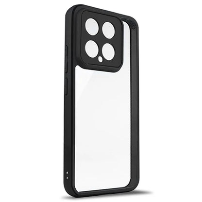 For Xiaomi 14 Case Dustproof Cell Phone Shell TPU + PC HD Clear Mobile Phone Cover