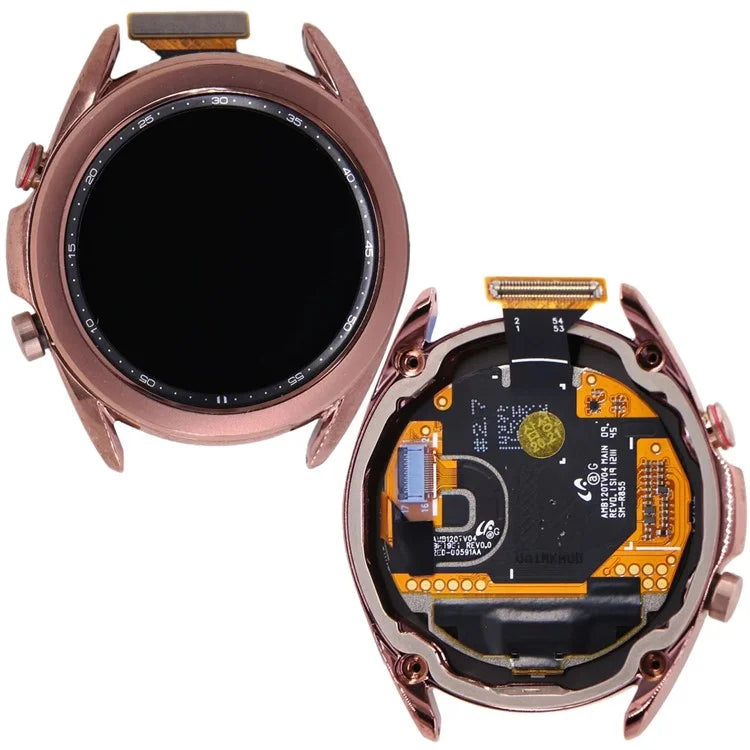For Samsung Galaxy Watch3 41mm SM-R850 SM-R855 Grade S OEM LCD Screen and Digitizer Assembly + Frame (without Logo)
