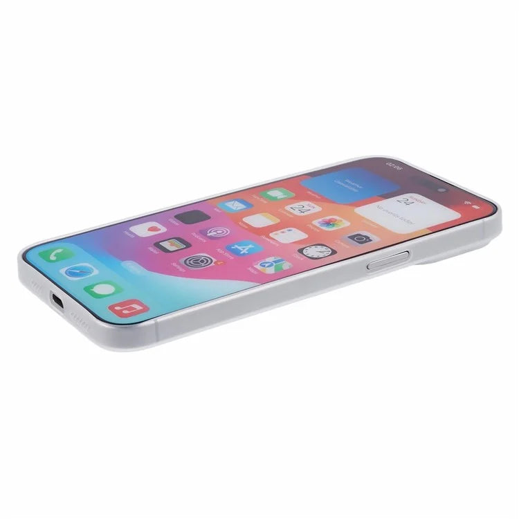 For iPhone 15 Pro Max Ultra-Thin Case Scratch-resistant PC Smartphone Back Shell Cover
