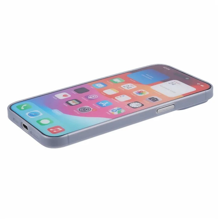 For iPhone 15 Pro Max Ultra-Thin Case Scratch-resistant PC Smartphone Back Shell Cover