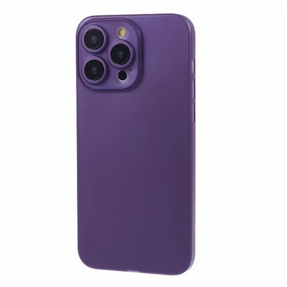 For iPhone 15 Pro Max Ultra-Thin Case Scratch-resistant PC Smartphone Back Shell Cover
