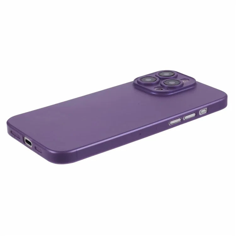 For iPhone 15 Pro Max Ultra-Thin Case Scratch-resistant PC Smartphone Back Shell Cover