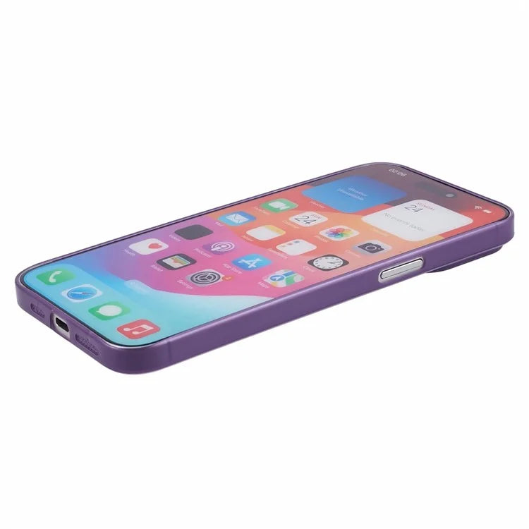 For iPhone 15 Pro Max Ultra-Thin Case Scratch-resistant PC Smartphone Back Shell Cover
