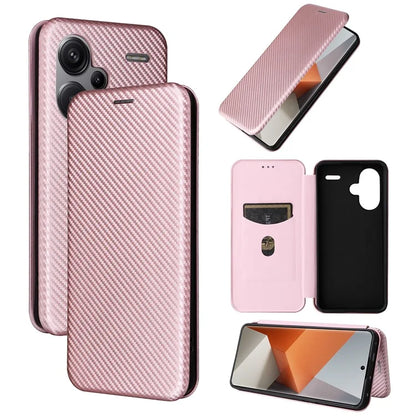 For Xiaomi Redmi Note 13 Pro+ 5G Case Stand Phone Leather Cover with Card Holder