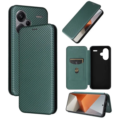For Xiaomi Redmi Note 13 Pro+ 5G Case Stand Phone Leather Cover with Card Holder
