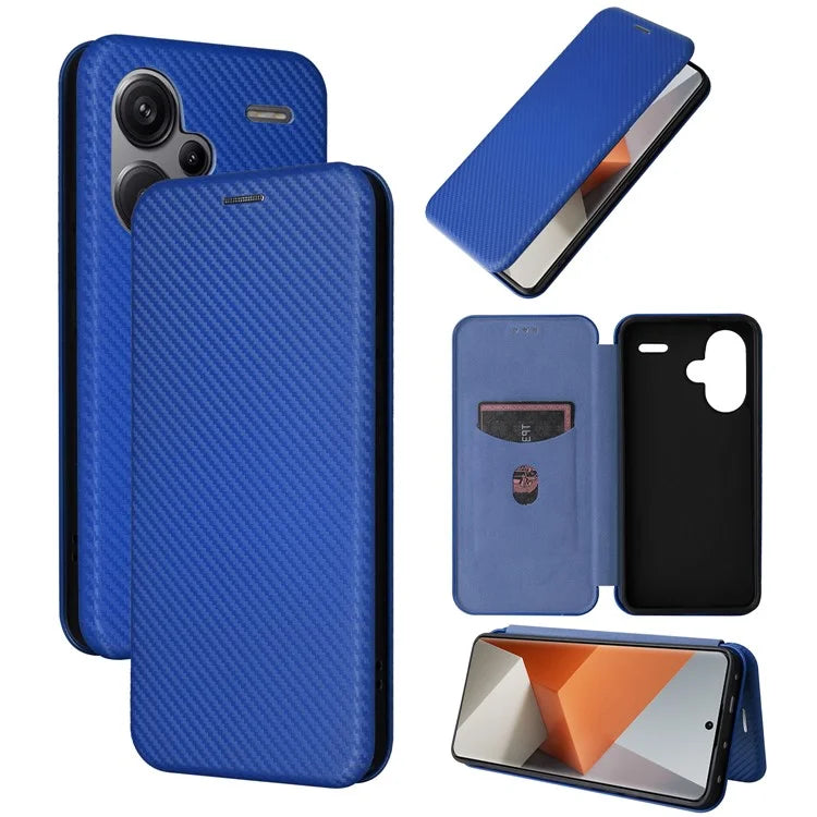 For Xiaomi Redmi Note 13 Pro+ 5G Case Stand Phone Leather Cover with Card Holder