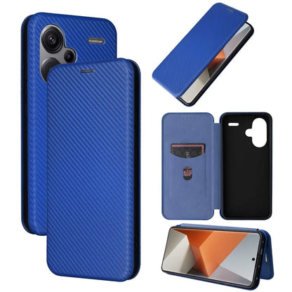 For Xiaomi Redmi Note 13 Pro+ 5G Case Stand Phone Leather Cover with Card Holder