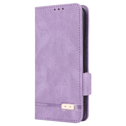 For Google Pixel 8a Case Hardware Decor PU Leather Stand Phone Cover