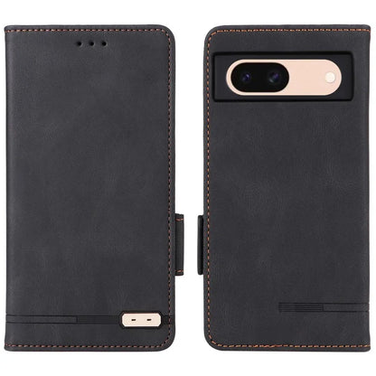For Google Pixel 8a Case Hardware Decor PU Leather Stand Phone Cover