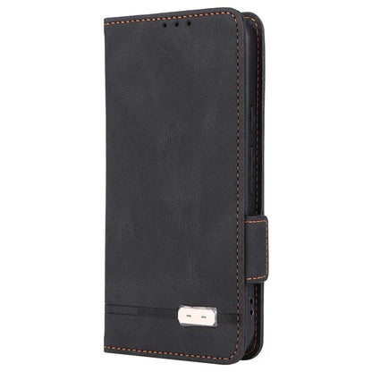 For Google Pixel 8a Case Hardware Decor PU Leather Stand Phone Cover