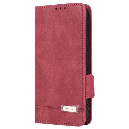 For Google Pixel 8a Case Hardware Decor PU Leather Stand Phone Cover