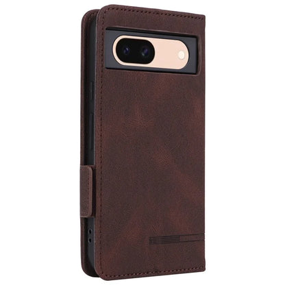 For Google Pixel 8a Case Hardware Decor PU Leather Stand Phone Cover