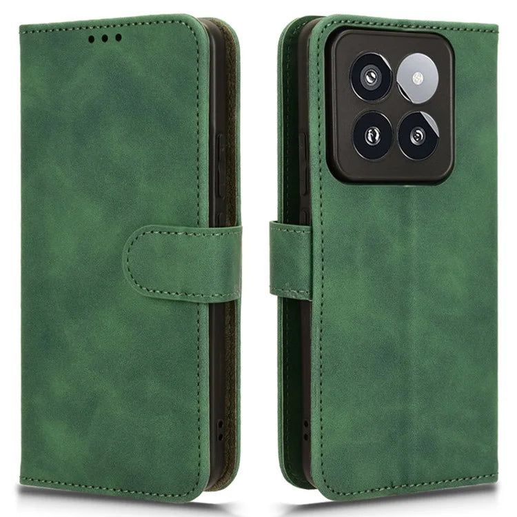 For Xiaomi 14 Pro Phone Case Shockproof PU Leather Wallet Soft Cell Phone Cover
