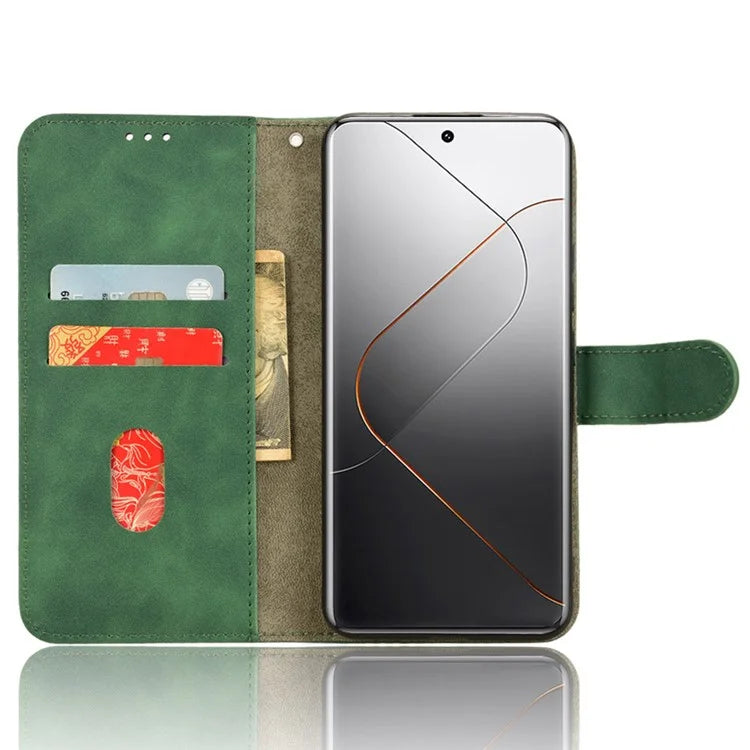 For Xiaomi 14 Pro Phone Case Shockproof PU Leather Wallet Soft Cell Phone Cover
