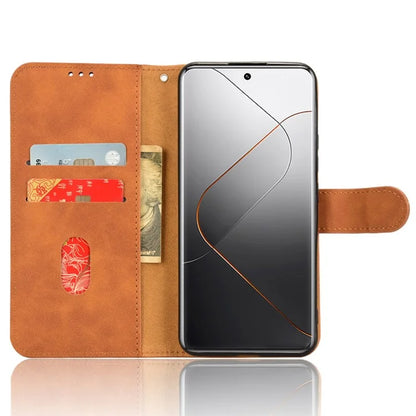 For Xiaomi 14 Pro Phone Case Shockproof PU Leather Wallet Soft Cell Phone Cover