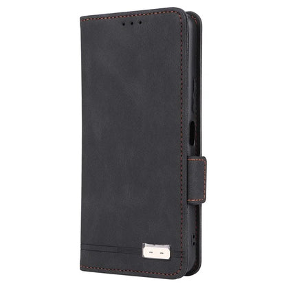 For vivo Y17s 4G Case PU Leather Wallet Hardware Decor Scratch-resistant Phone Shell