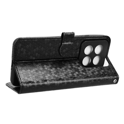 For Xiaomi 14 Pro Case Scratch-resistant PU Leather Stand Phone Shell with Strap
