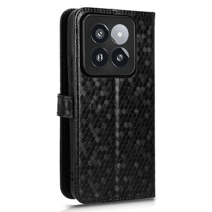For Xiaomi 14 Pro Case Scratch-resistant PU Leather Stand Phone Shell with Strap
