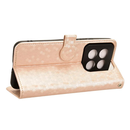 For Xiaomi 14 Pro Case Scratch-resistant PU Leather Stand Phone Shell with Strap