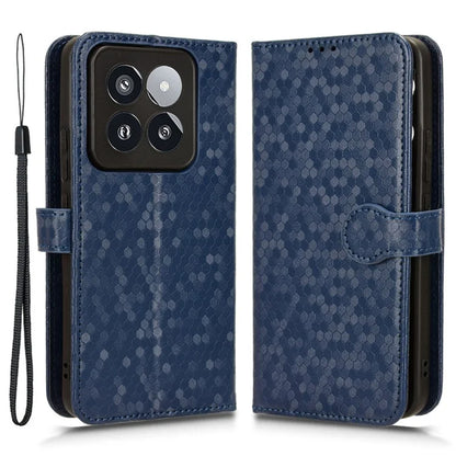 For Xiaomi 14 Pro Case Scratch-resistant PU Leather Stand Phone Shell with Strap