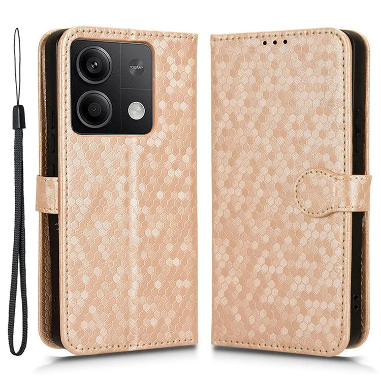 For Xiaomi Redmi Note 13 5G / 13 5G (China) Case Anti-scratch PU Leather Imprinted Wallet Cell Phone Protector