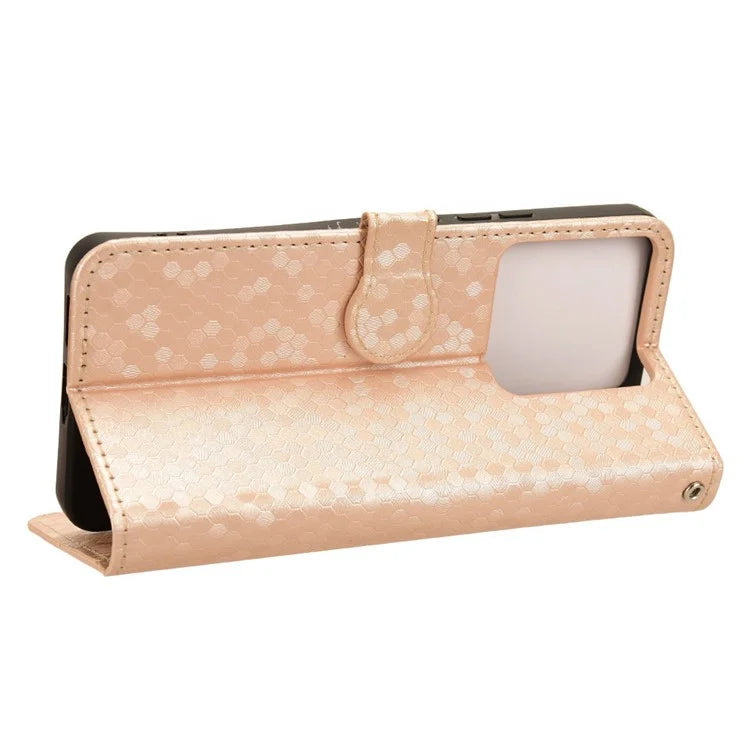 For Xiaomi Redmi Note 13 5G / 13 5G (China) Case Anti-scratch PU Leather Imprinted Wallet Cell Phone Protector