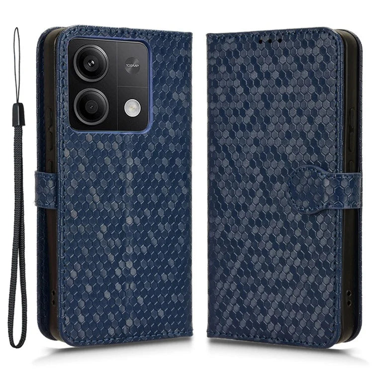 For Xiaomi Redmi Note 13 5G / 13 5G (China) Case Anti-scratch PU Leather Imprinted Wallet Cell Phone Protector