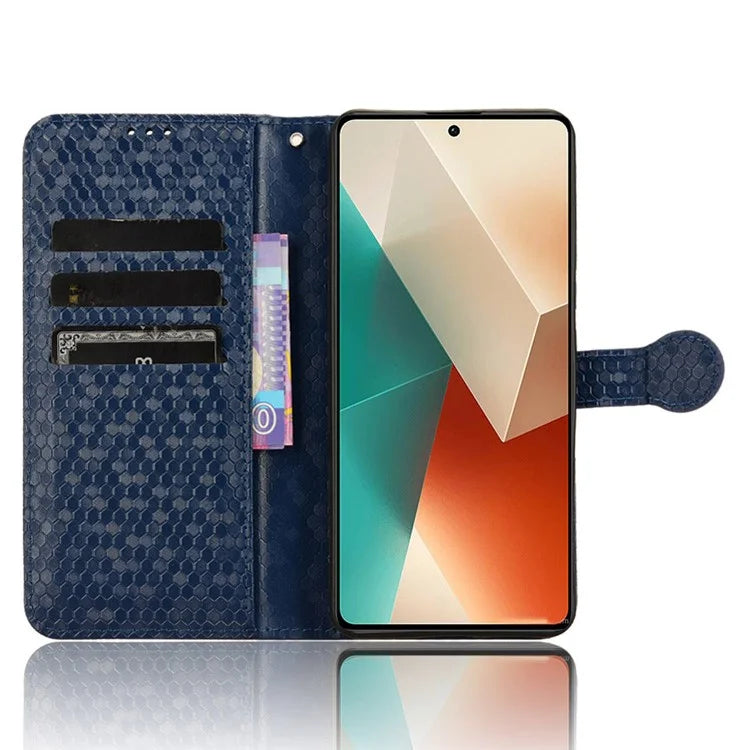 For Xiaomi Redmi Note 13 5G / 13 5G (China) Case Anti-scratch PU Leather Imprinted Wallet Cell Phone Protector
