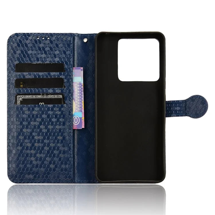 For Xiaomi Redmi Note 13 5G / 13 5G (China) Case Anti-scratch PU Leather Imprinted Wallet Cell Phone Protector